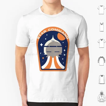 Star Command-t-shirt Lightyear Za muškarce, žene, djecu, 6Xl, нашивка Star Command Buzz Lightyear Space