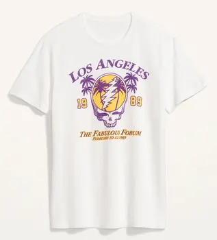 Nova majica Grateful Dead 1989 Fabulous Forum, muška t-shirt u stilu folk-rock Jerry Garcia je srednje duljine s dugim rukavima