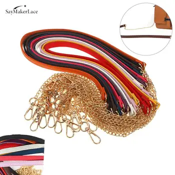 1 kom. Smjenski lanac za torbe dužine 120 cm, metalne narukvice za ručne torbe od umjetne kože za ručke torbe 