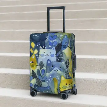 Torbica za kofer Kitty Forest s slatka životinja za putovanja i zabavu, torbica za prtljagu