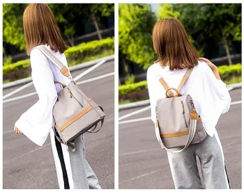 Противоугонный ženski ruksak, vodootporan najlon vrećice preko ramena za žene, školske torbe, multifunkcionalni putni veliki ruksak